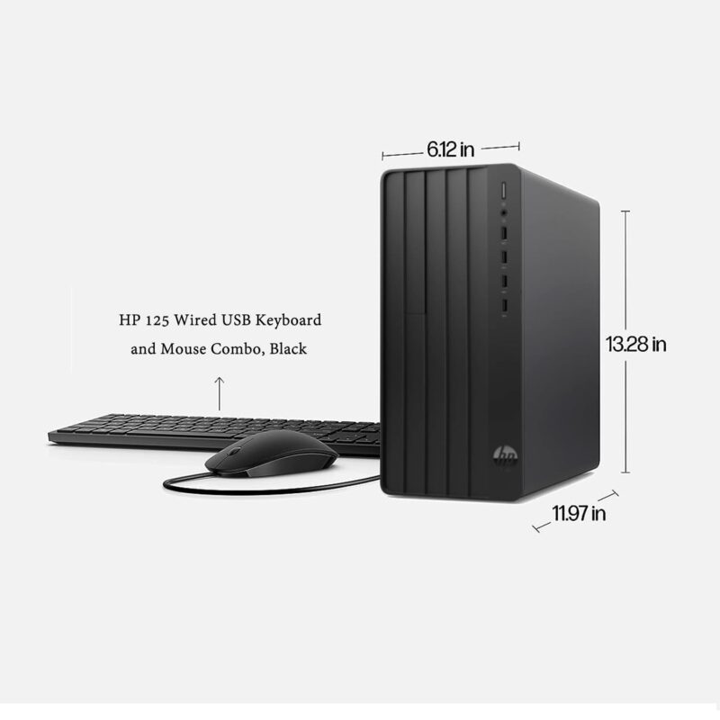 HP Pro Tower 290 G9 PC Desktop Computer Bundle - Intel Core i7-12700 12th Gen
